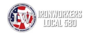 ironworkers local 580 badge